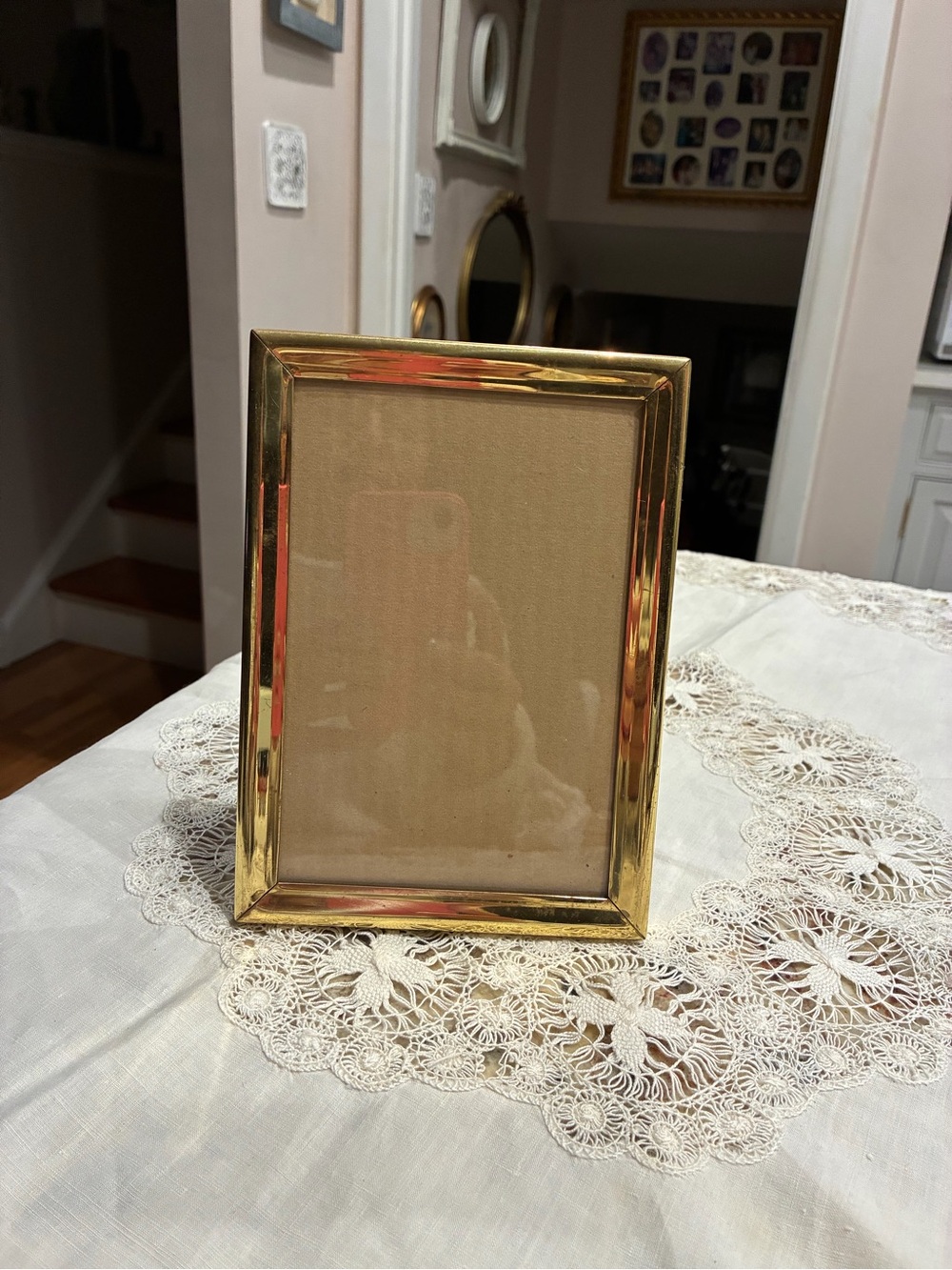 Vintage Brass Picture Frame